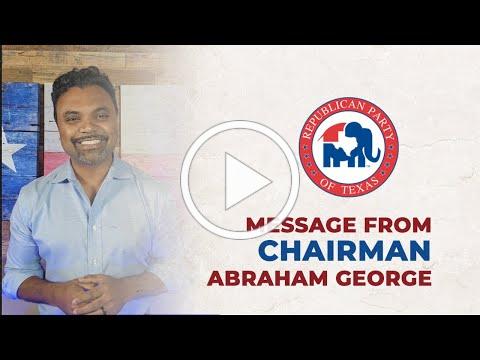 Today is Election Day message from Chairman George