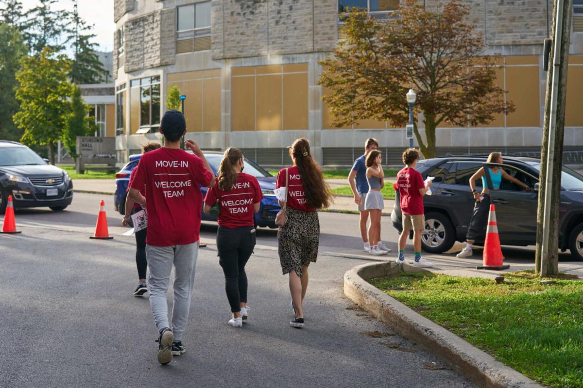 Move in Day volunteers